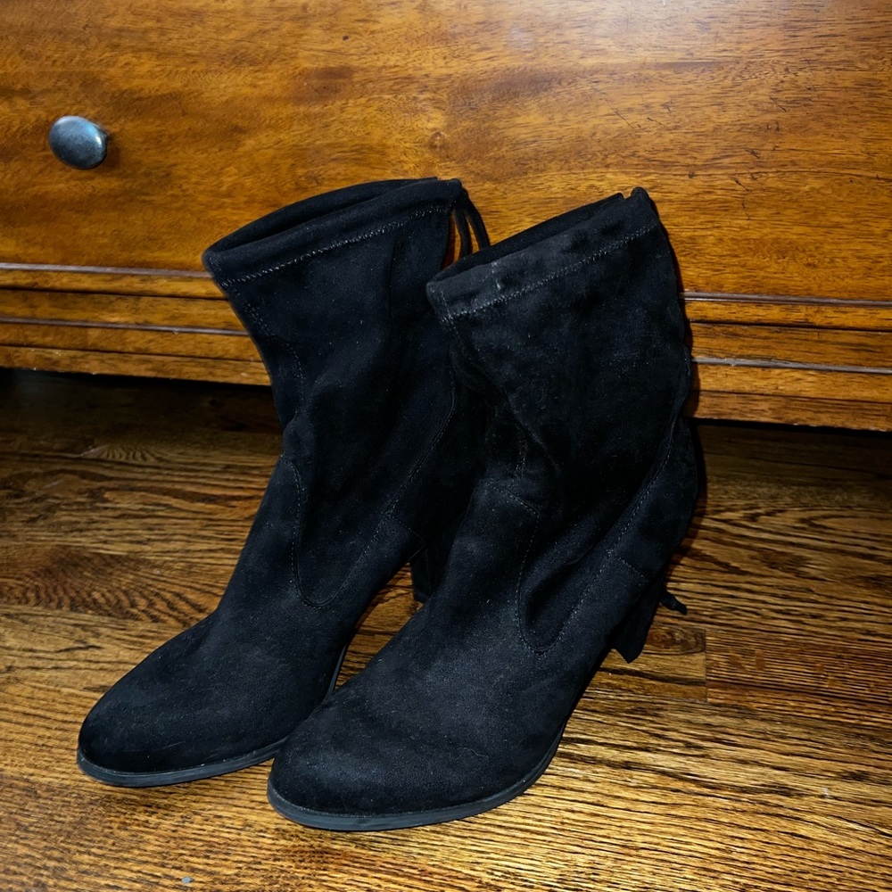Heeled Mid Calf Booties - Catherine Malandrino